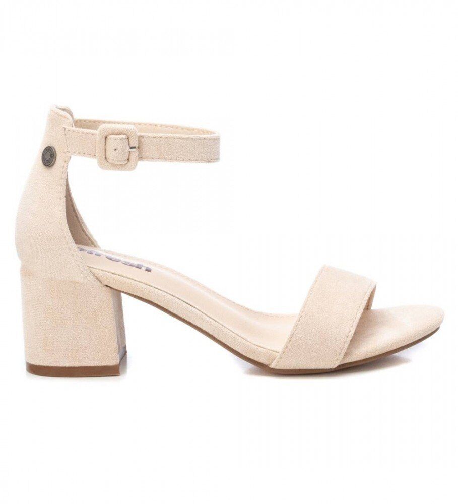 Beige Ankle Strap Sandal Refresh