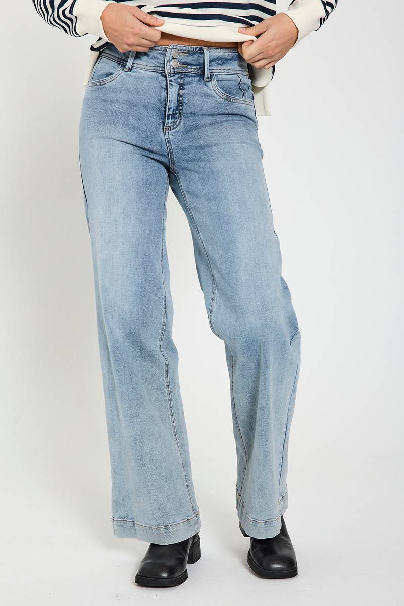 Lopez Flared Jeans 32 Light Blue Denim Freequent
