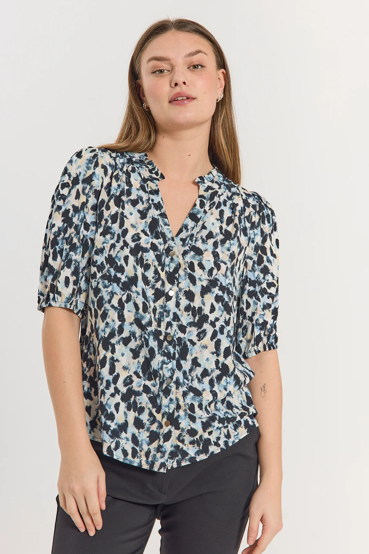 FQAdney Shirt Chambray Blue Freequent