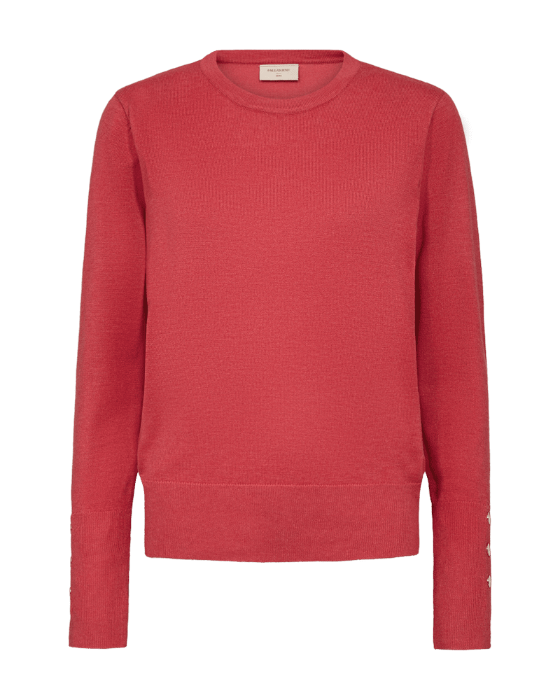 FQKatie Round Neck Pullover Baked Apple Melange Freequent