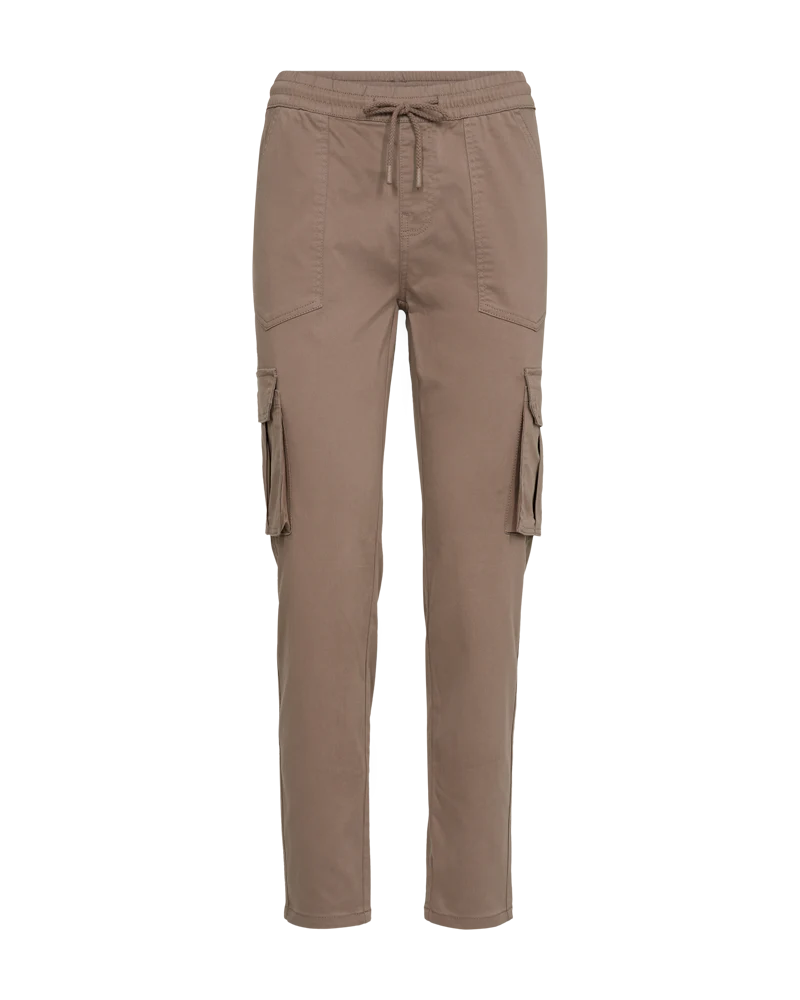 Carolyne Cargo Pants Taupe Gray Freequent