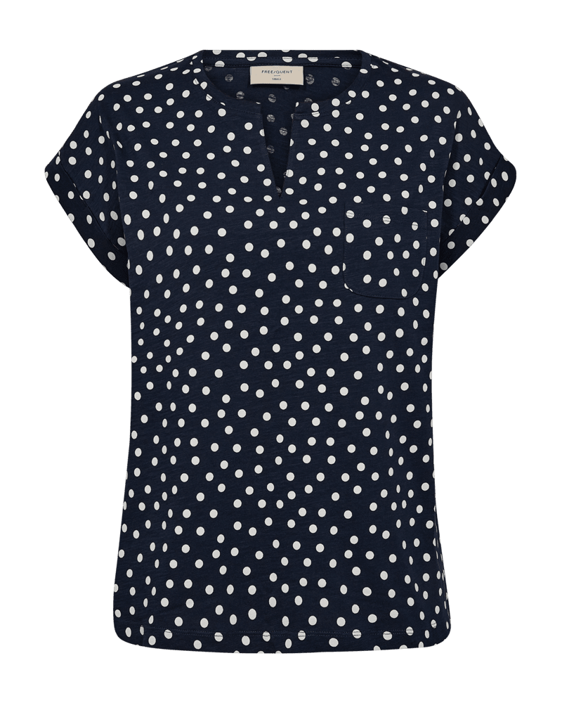 FQViva Tee Navy Blazer With Star Off White Freequent